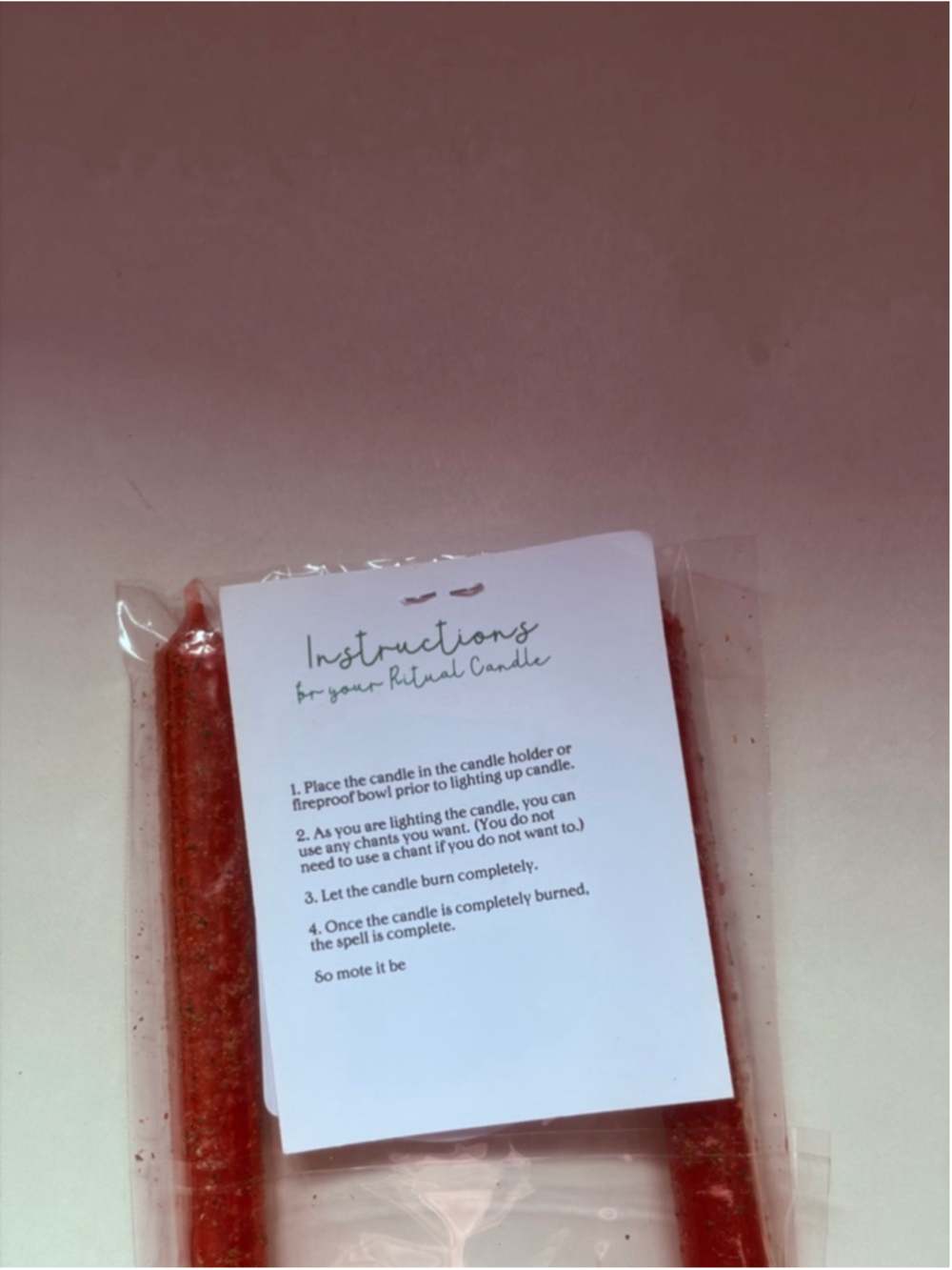 Cupid’s Arrow Ritual Candle Set - Picture 2 of 2